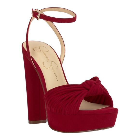 Jessica Simpson Women's Immie Platform Dress Sandals Red Size 6 - Picture 1 of 4